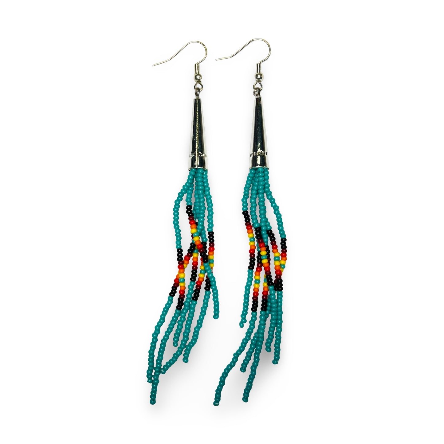 SHMH Beaded Fringe Earrings