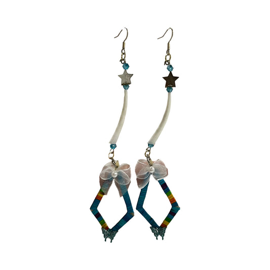 Butterfly & Star Quill Earrings