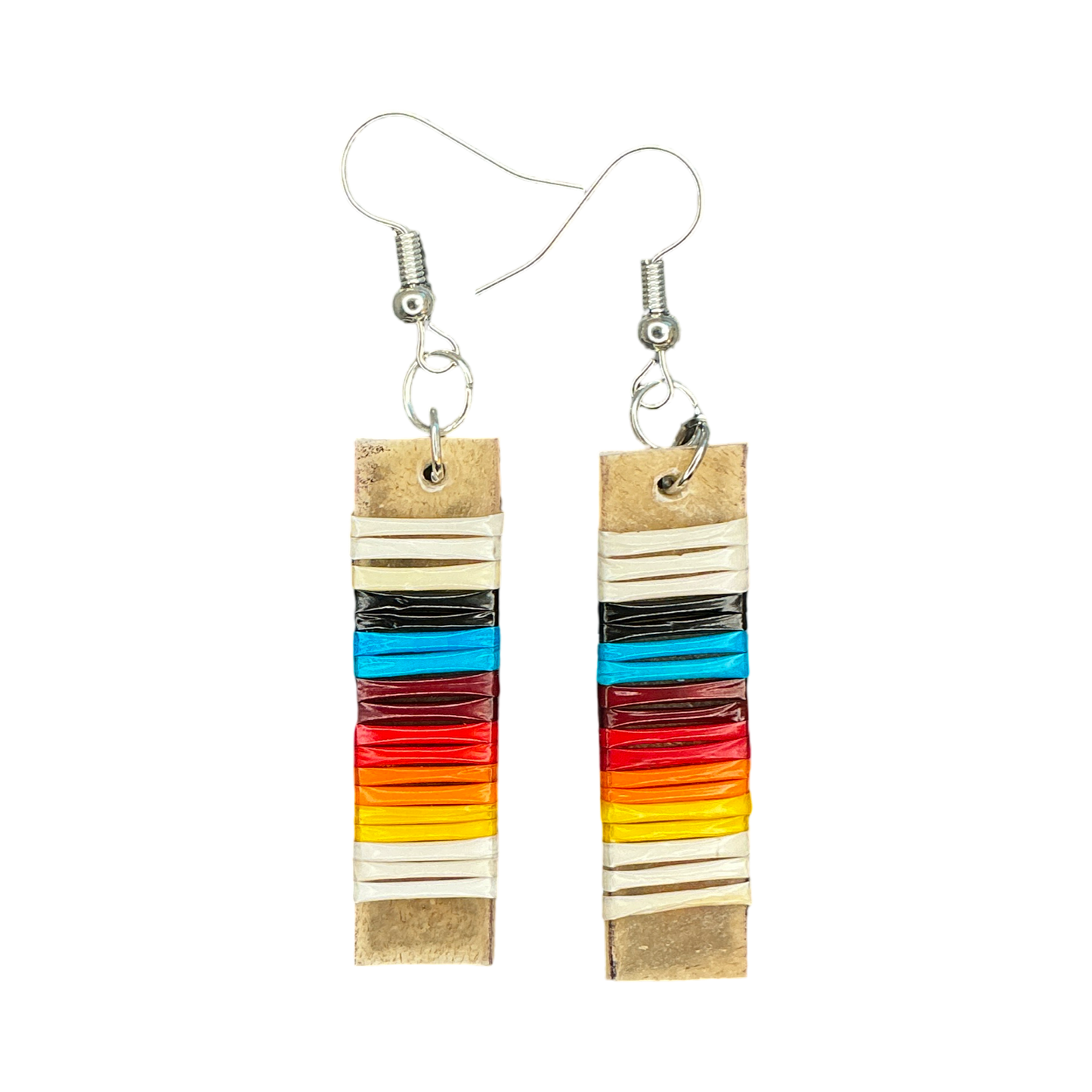 MikRC Wide Slat Quill Earrings
