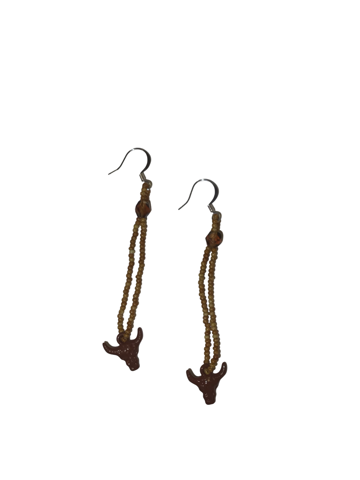 SHMH Beaded Fringe Earrings