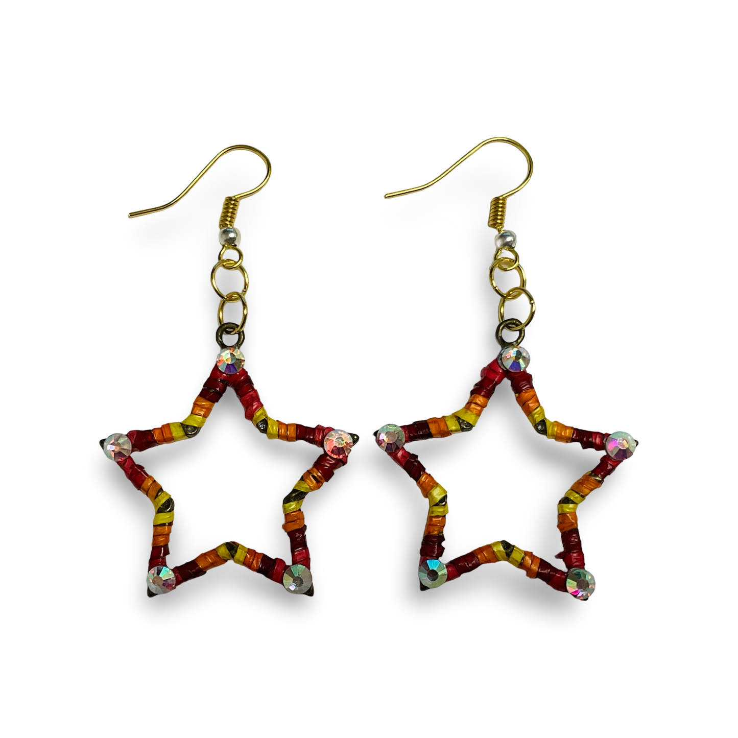 ARC Metal Star Quill Earrings