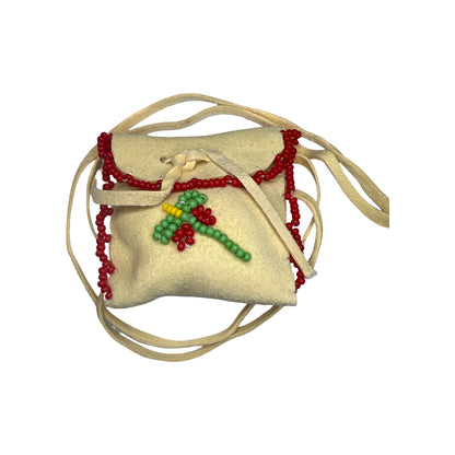 CLM Beaded Medicine Pouch