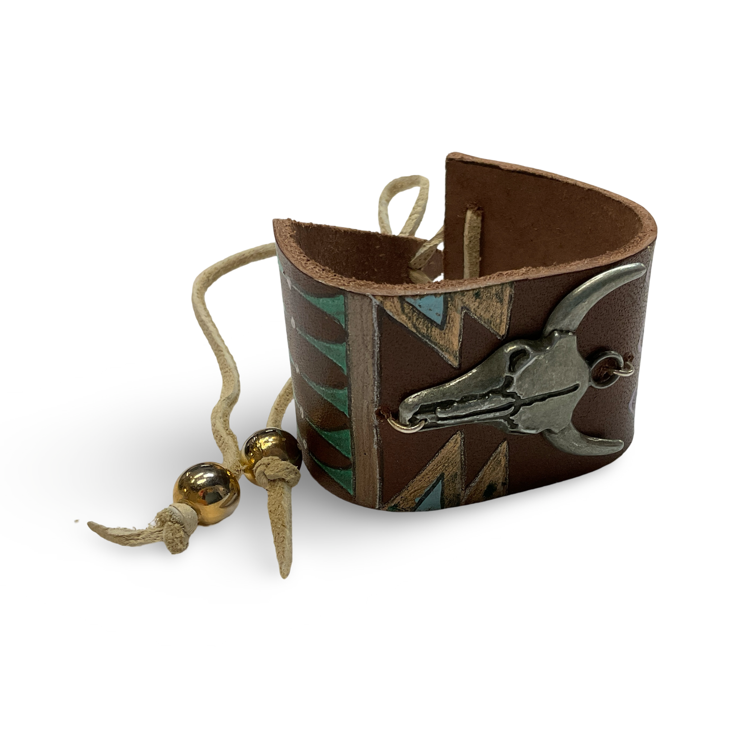 LTB Hand Cut Leather Bracelet