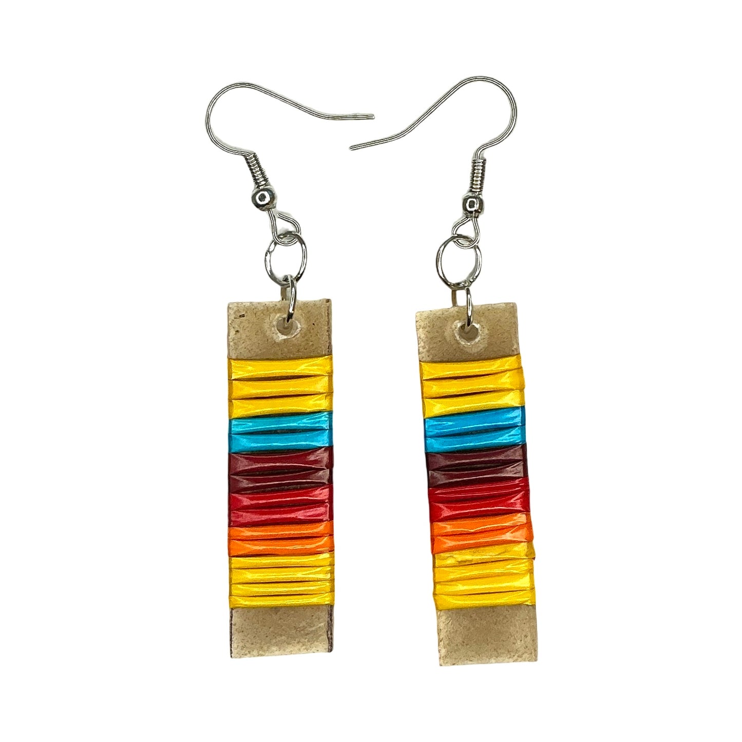 MikRC Wide Slat Quill Earrings