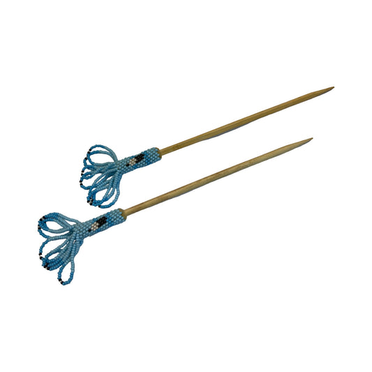 DLB 7" Beaded Hair Sticks