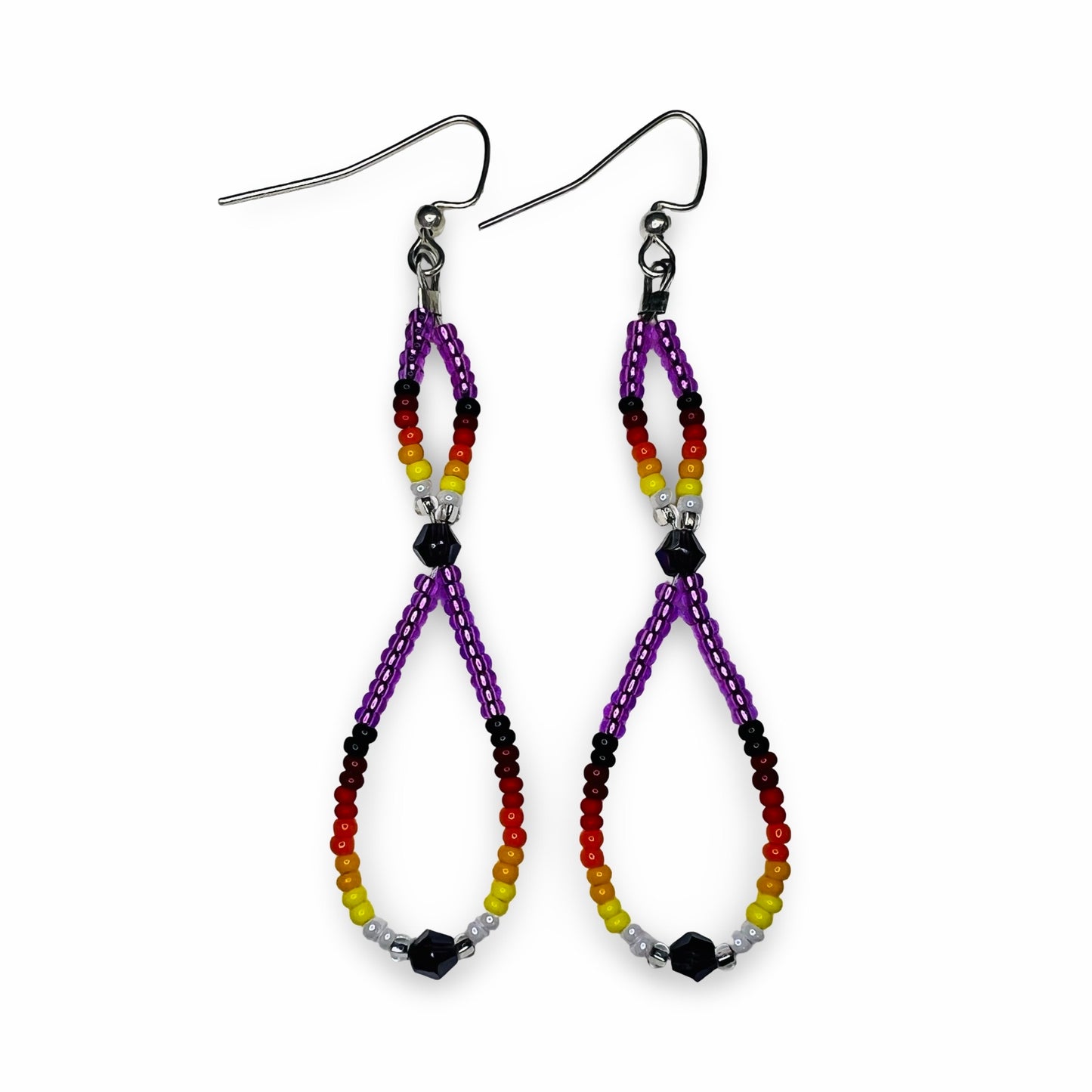 RBE Beaded Loop Earrings