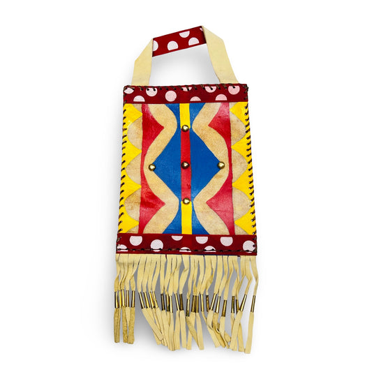 ER Red & Yellow Parfleche Bag