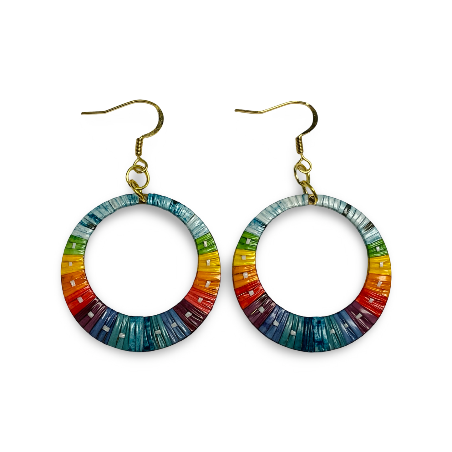 ARC Brass Circle Earrings