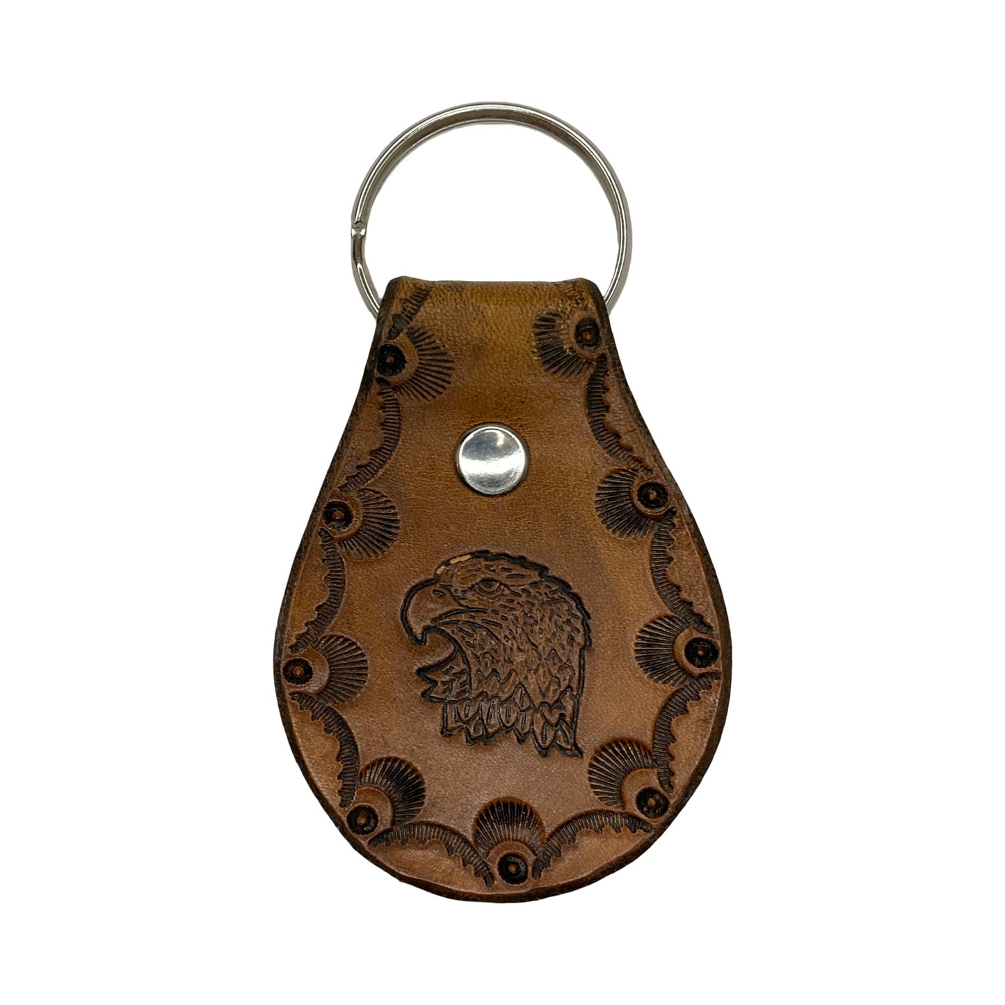 TEB Stamp Leather Keychain