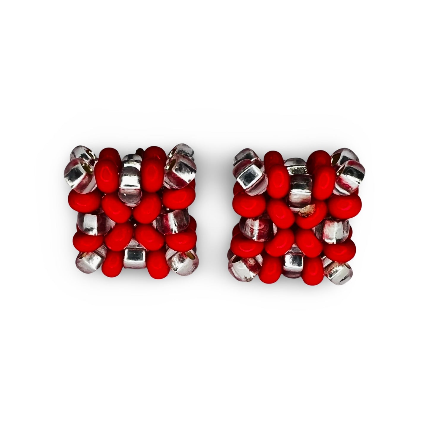 JR Bead Stud Earrings
