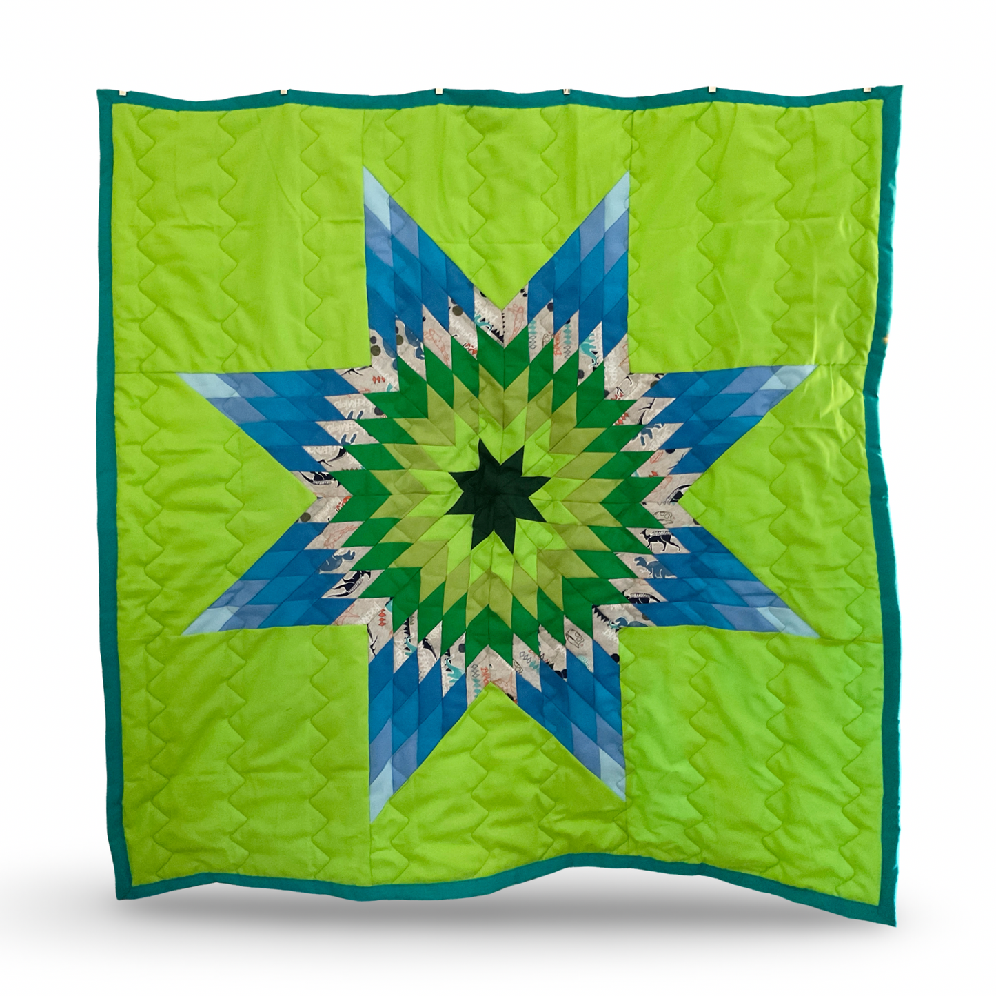 KH Dinosaur Baby Star Quilt
