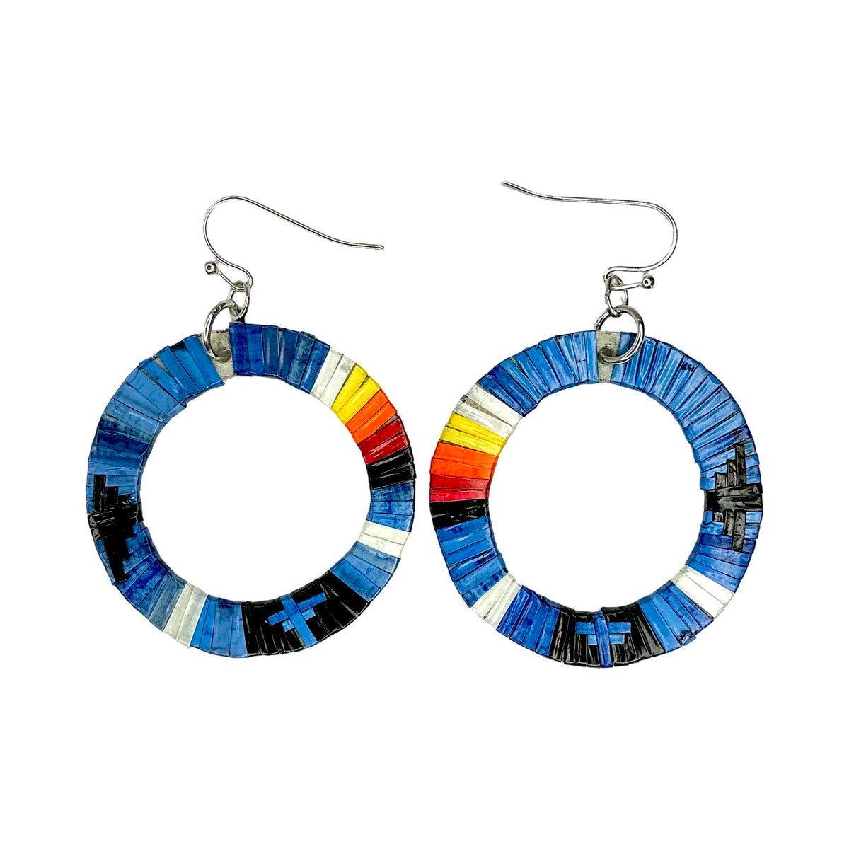 CRC 2" Quill Circle Earrings