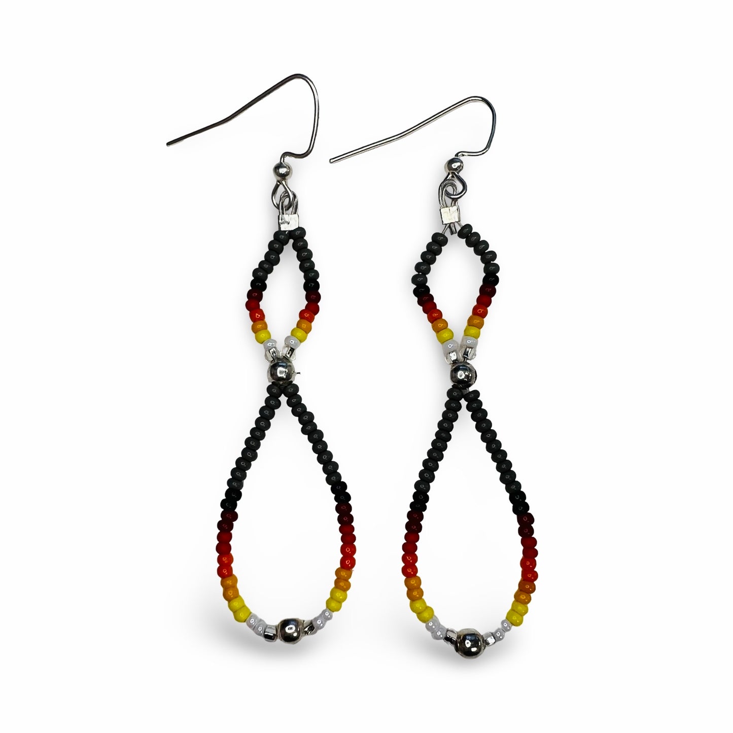 RBE Beaded Loop Earrings