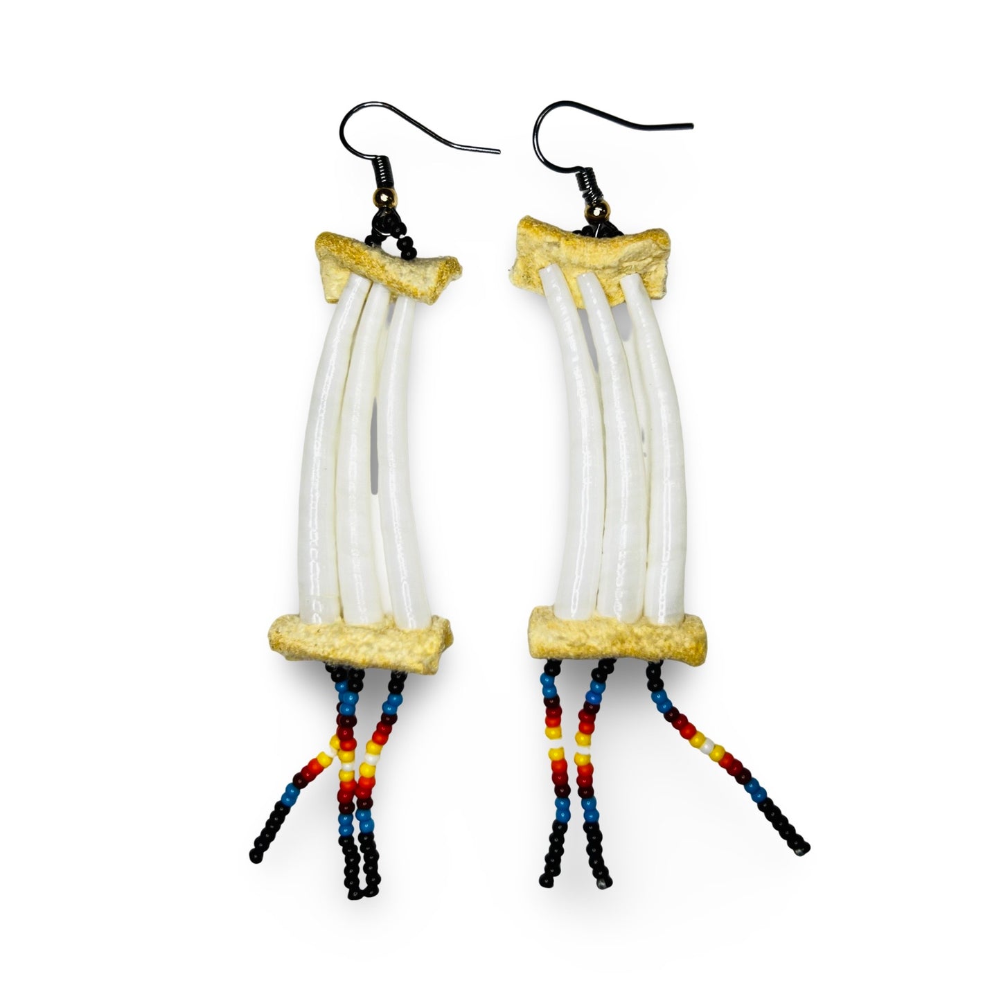 SHMH 1-Tier Dentalium Earrings