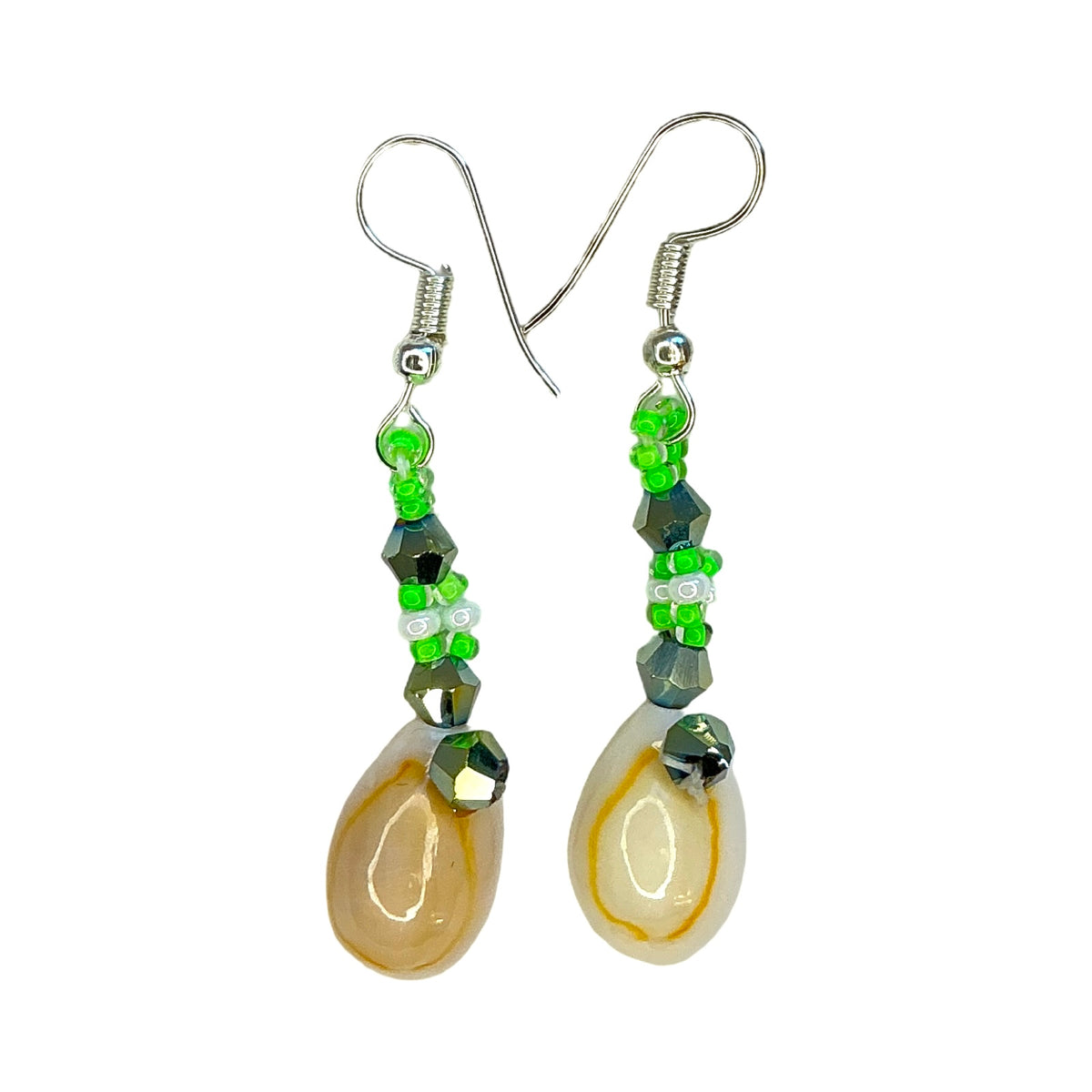 LZ Shell & Bead Earrings