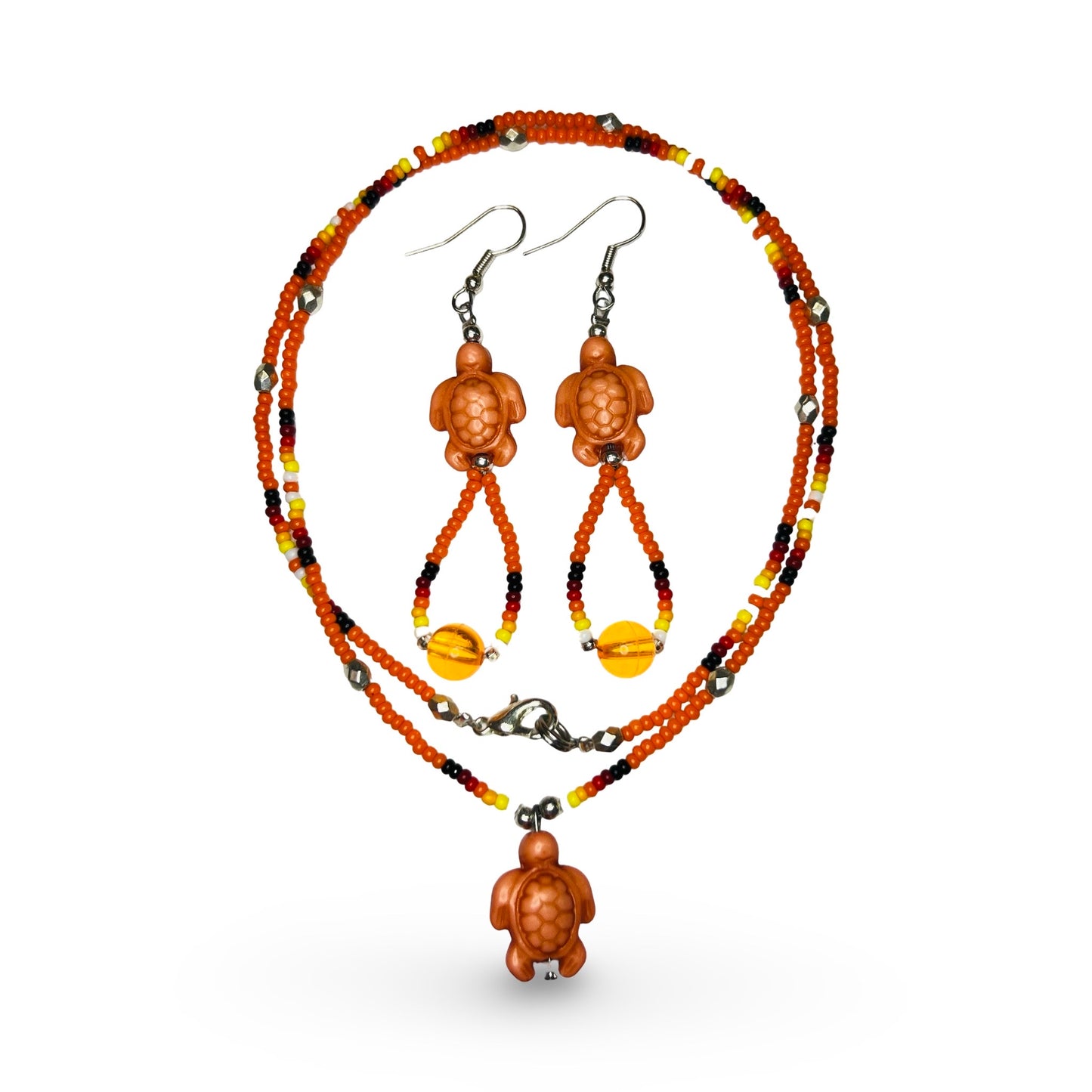 RBE Turtle Necklace/Earring Set