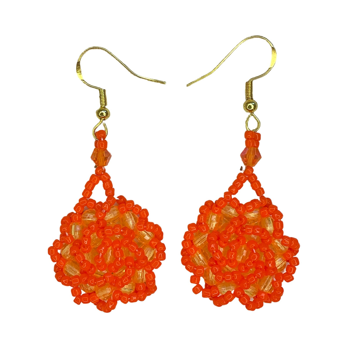 LZ Rose Bead Earrings