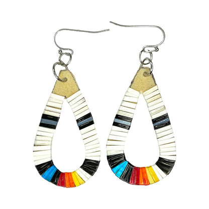 CRC Quill Tear Drop Earrings