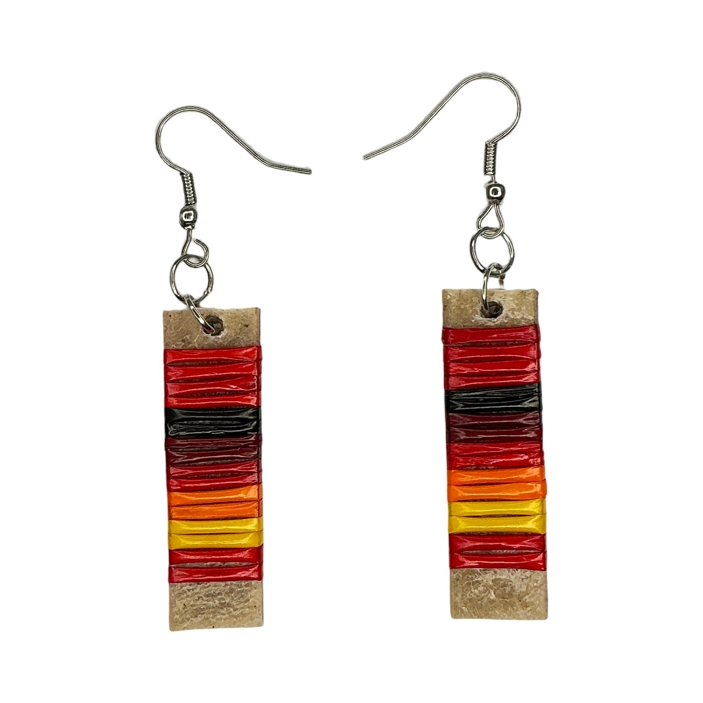 MikRC Wide Slat Quill Earrings