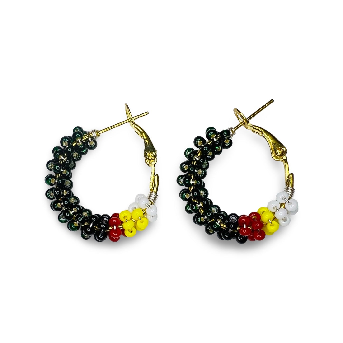 WWBR Mini Beaded Hoops