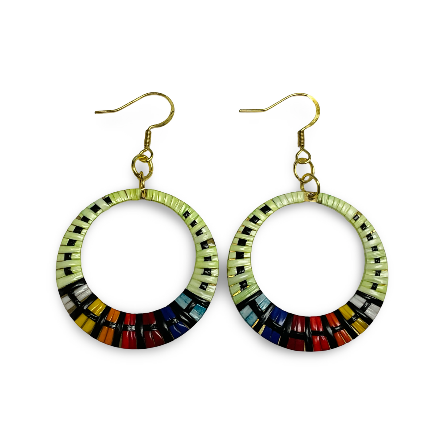 ARC Brass Circle Earrings