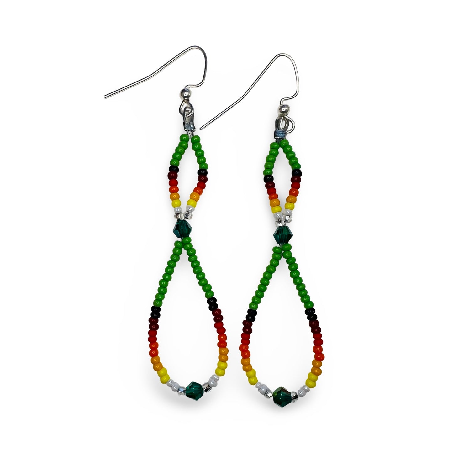 RBE Beaded Loop Earrings