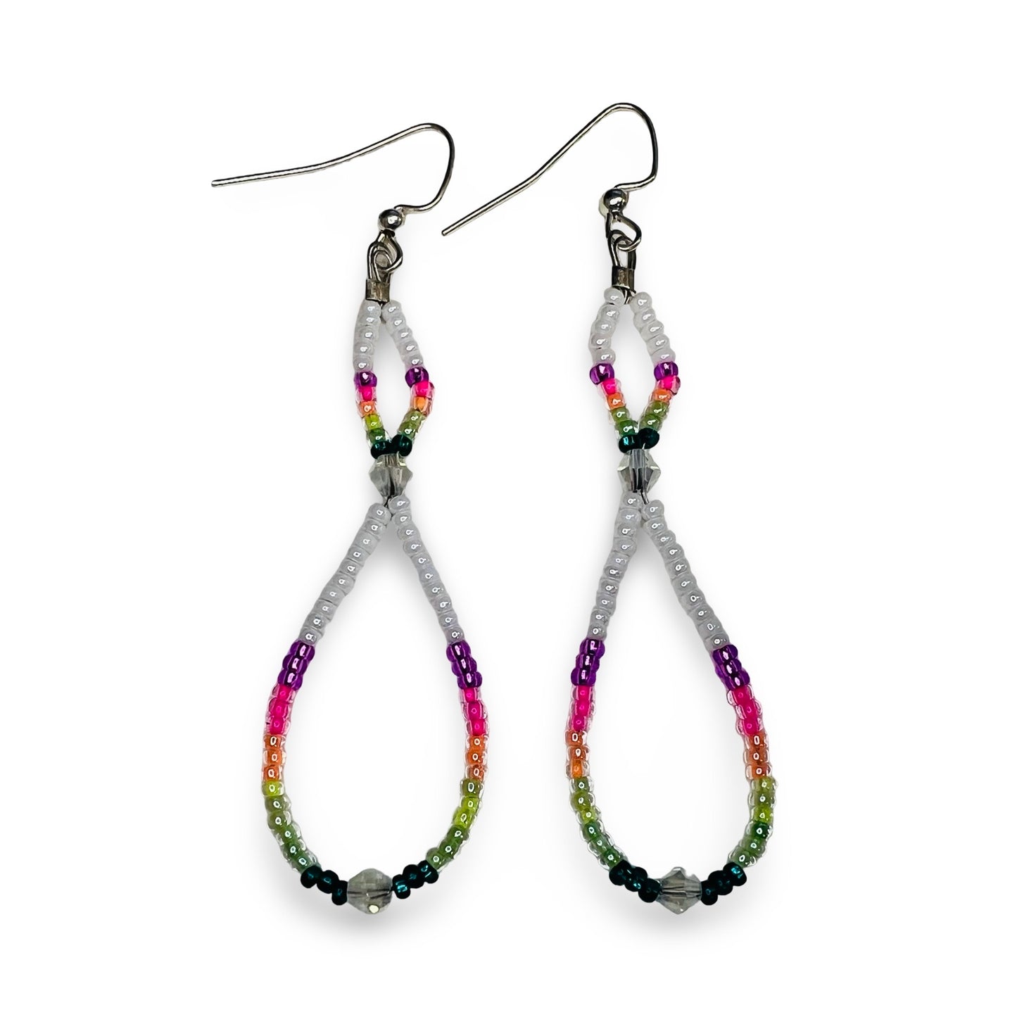 RBE Beaded Loop Earrings
