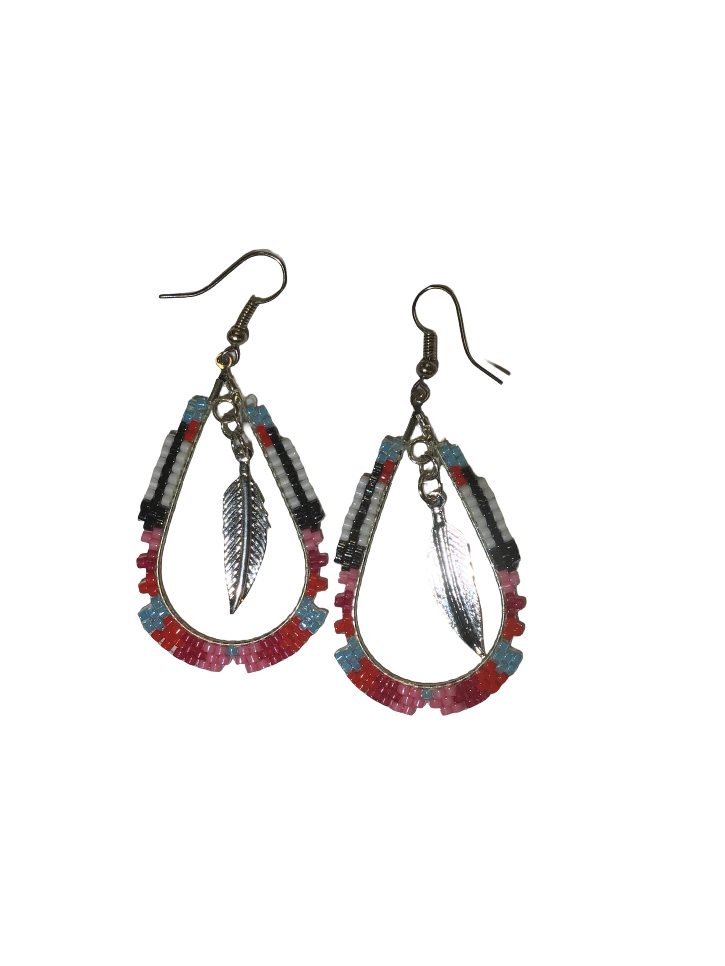 WYH Beaded Teardrop Earrings