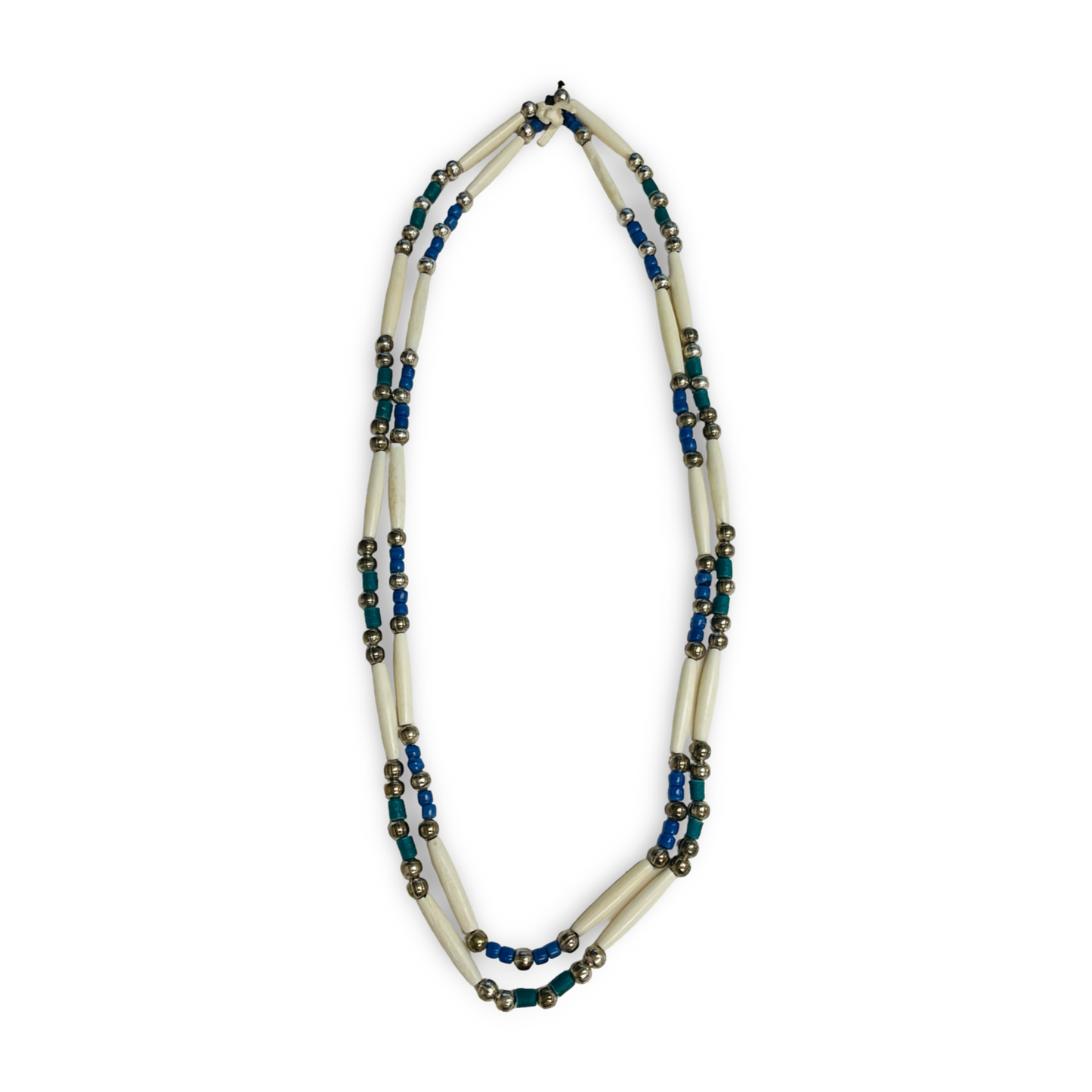 ET Double Strand Hollow Bone Necklace