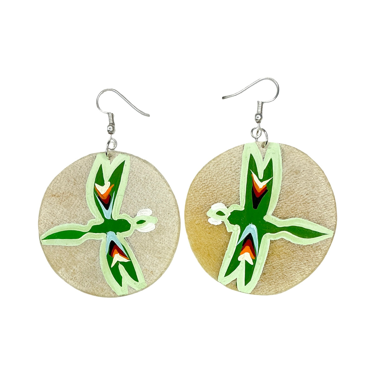 STB Dragonfly Parfleche Earrings