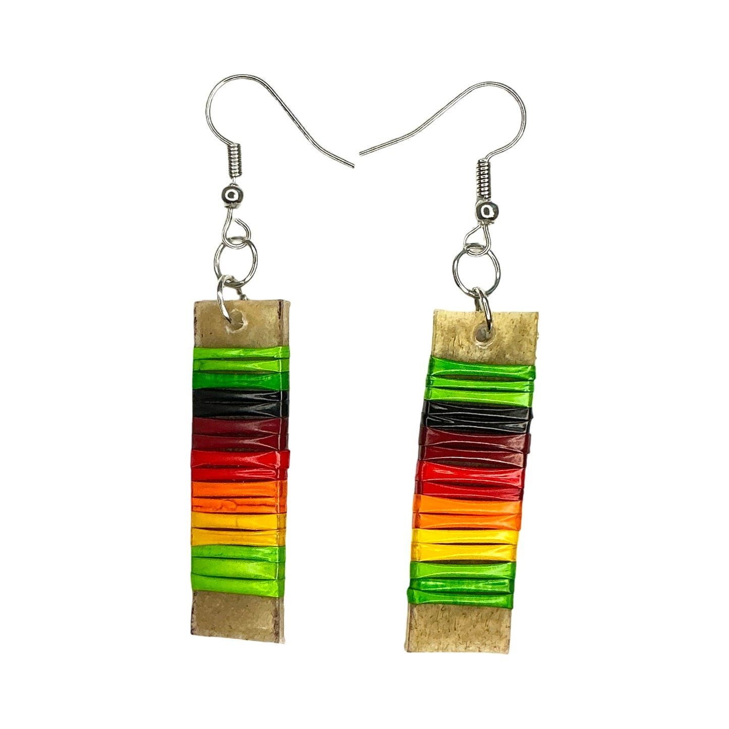 MikRC Wide Slat Quill Earrings