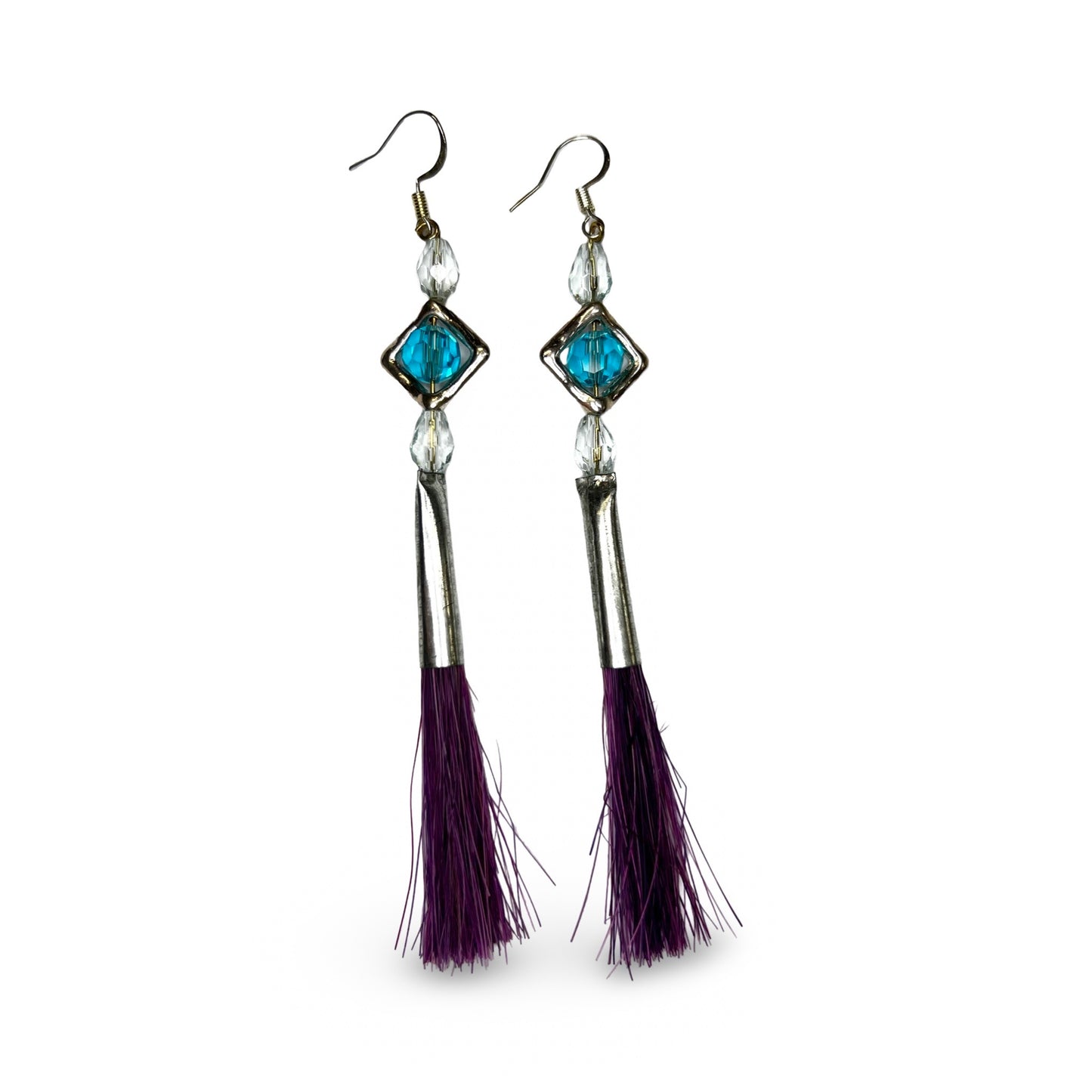 SG Gem & Horse Hair Earrings