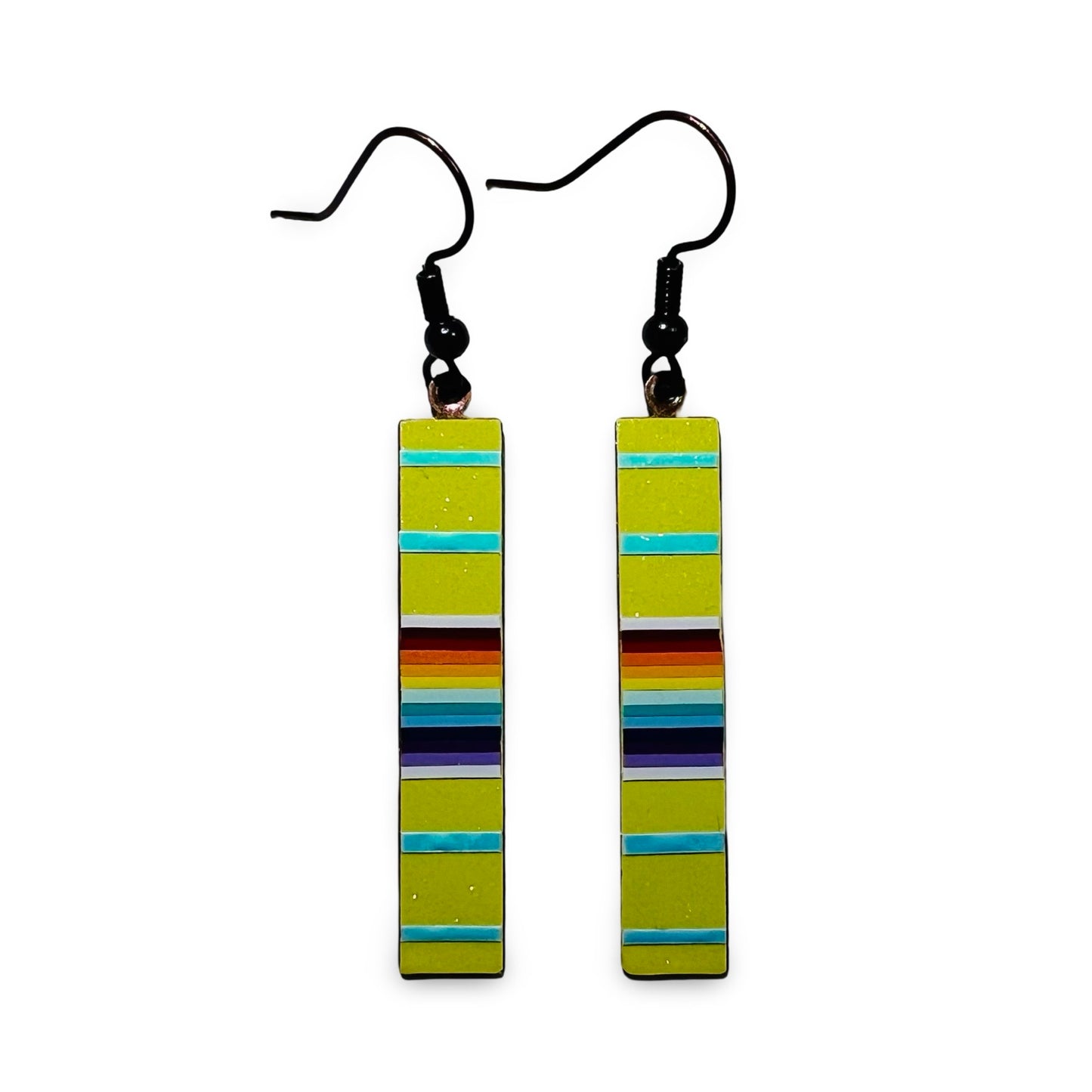 WW Slat Vinyl Earrings 2