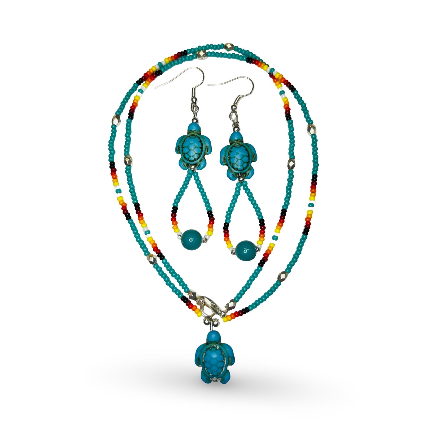 RBE Turtle Necklace/Earring Set
