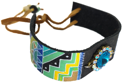 LTB Hand Cut Leather Bracelet