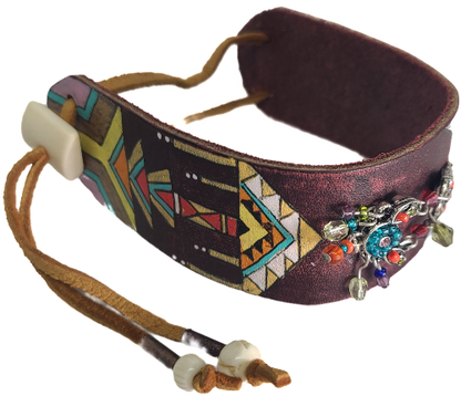 LTB Hand Cut Leather Bracelet