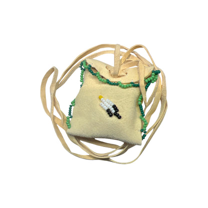 CLM Beaded Medicine Pouch