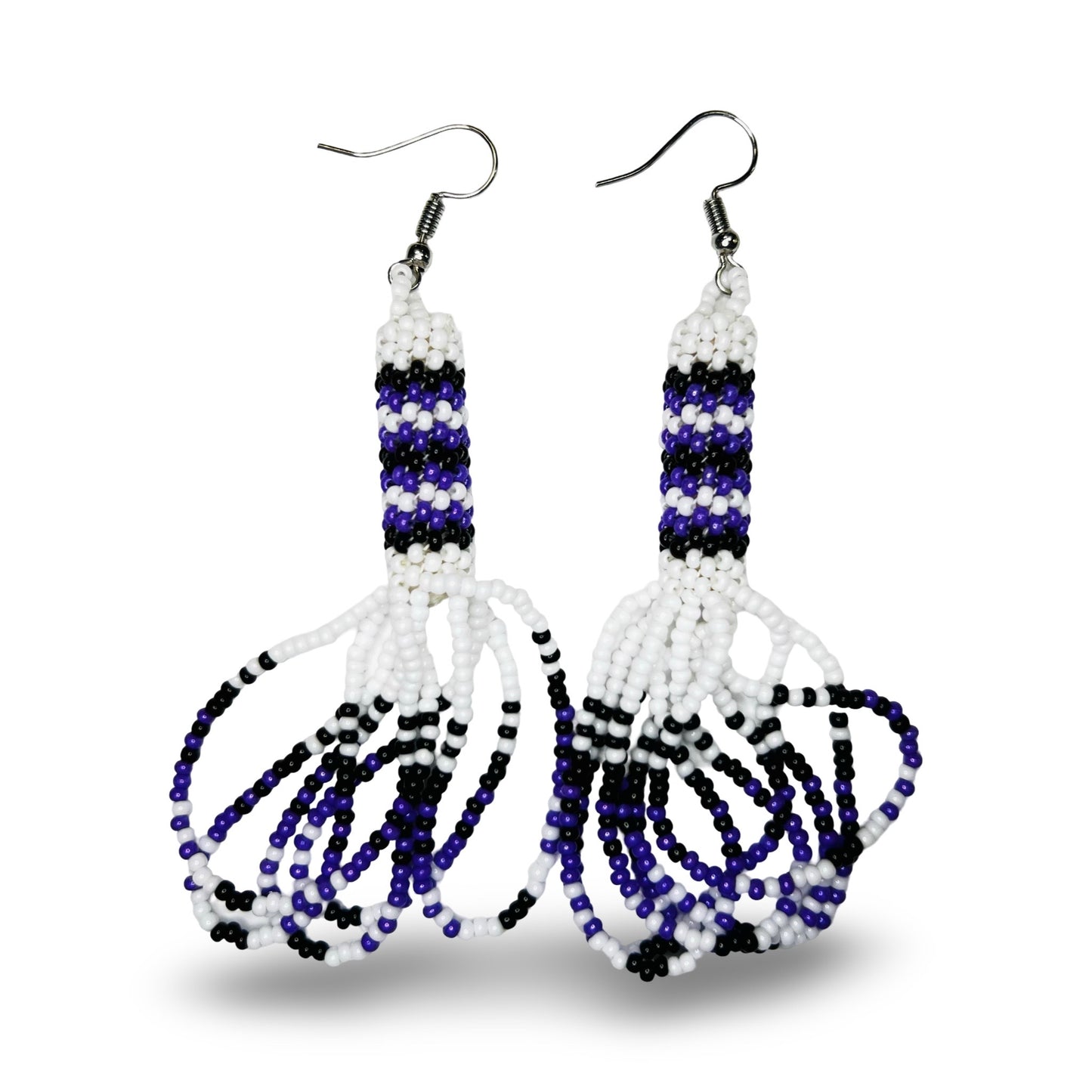 JO Beaded Fringe Earrings