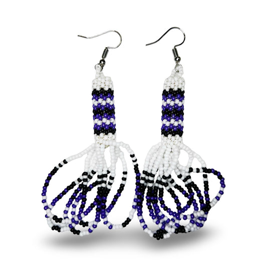 JO Beaded Fringe Earrings