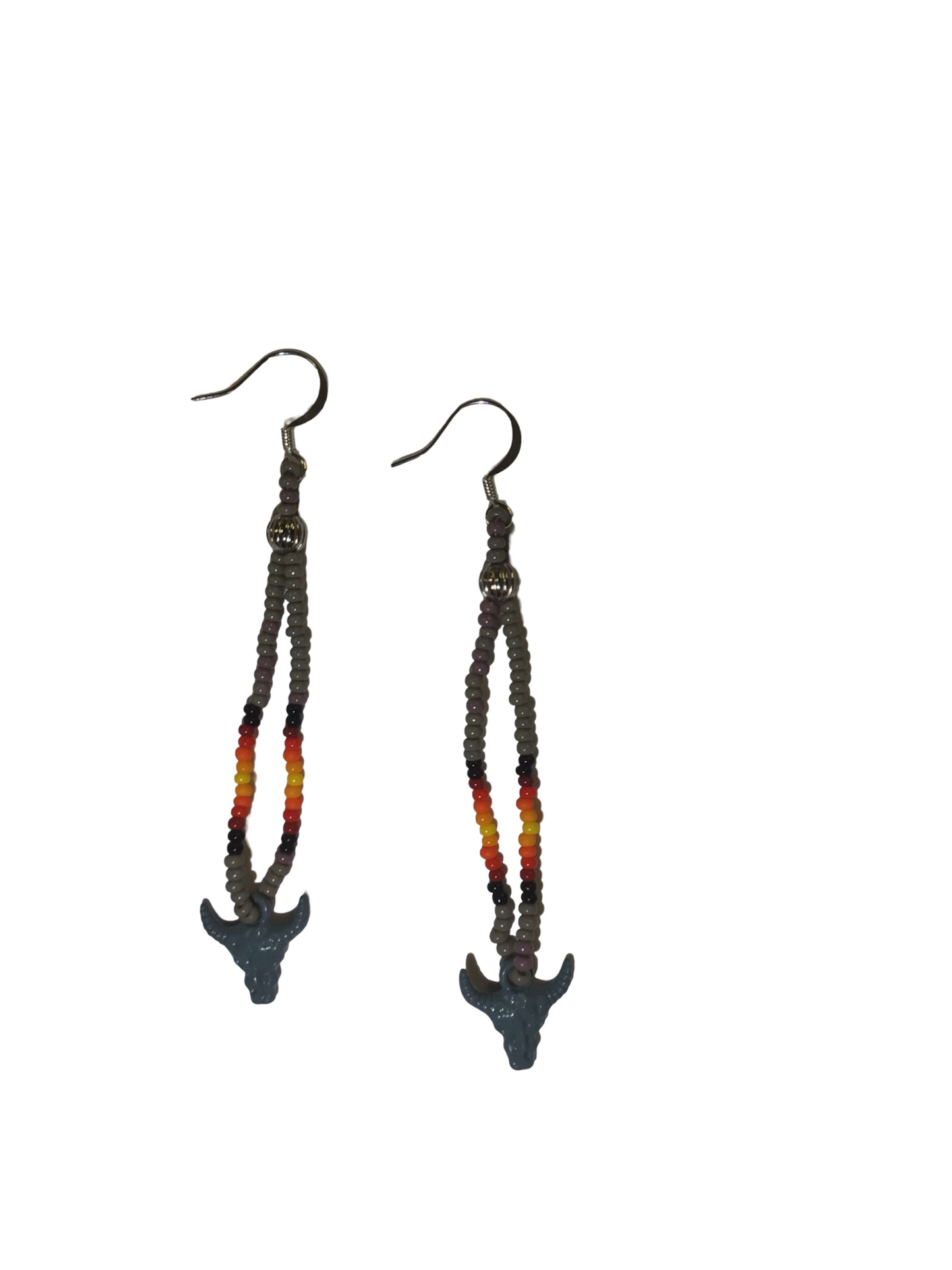 SHMH Beaded Fringe Earrings