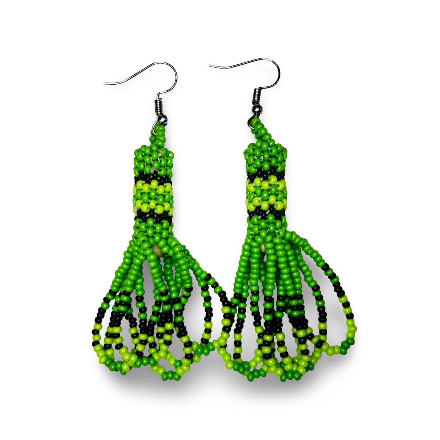 JO Beaded Fringe Earrings