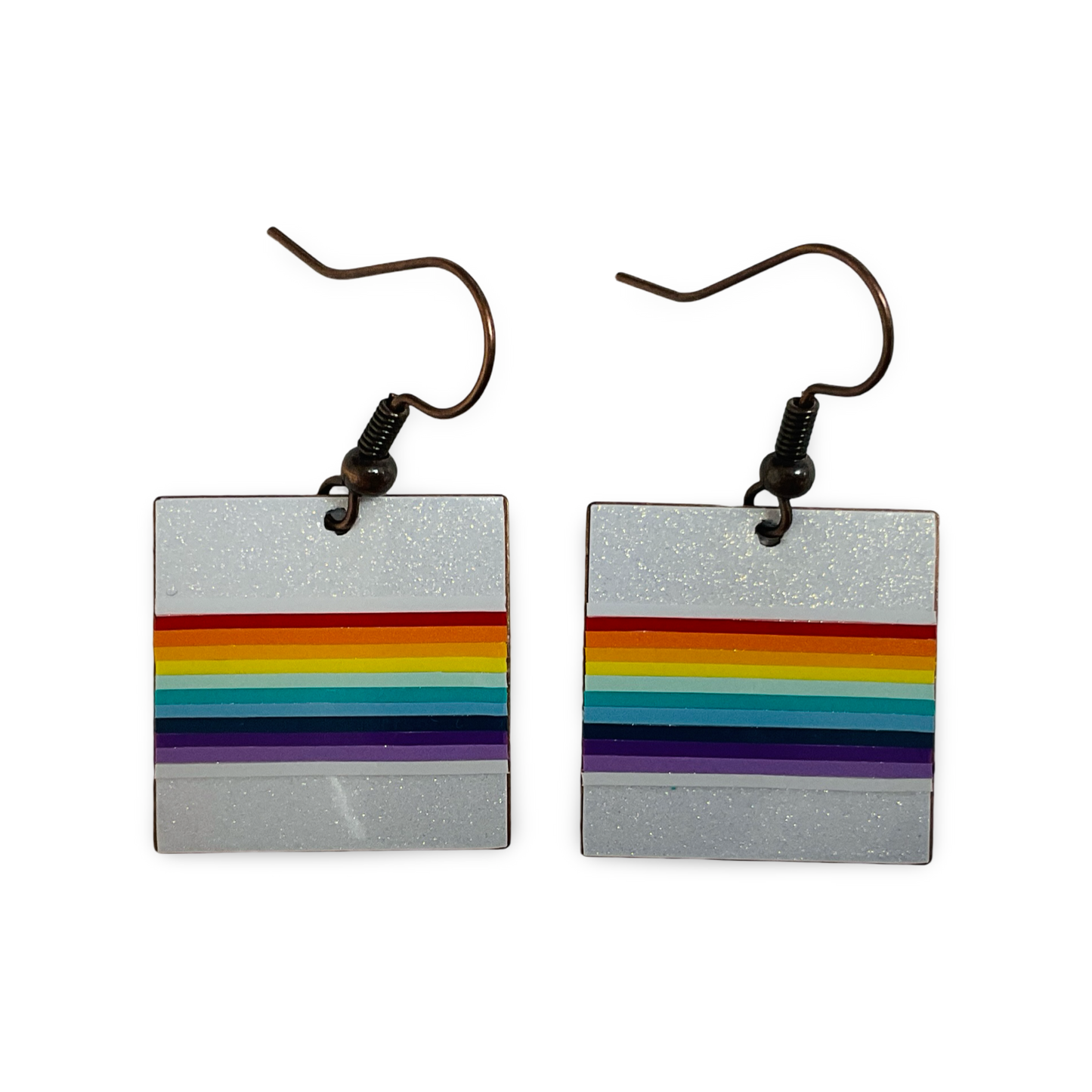 WW Square Vinyl Earrings