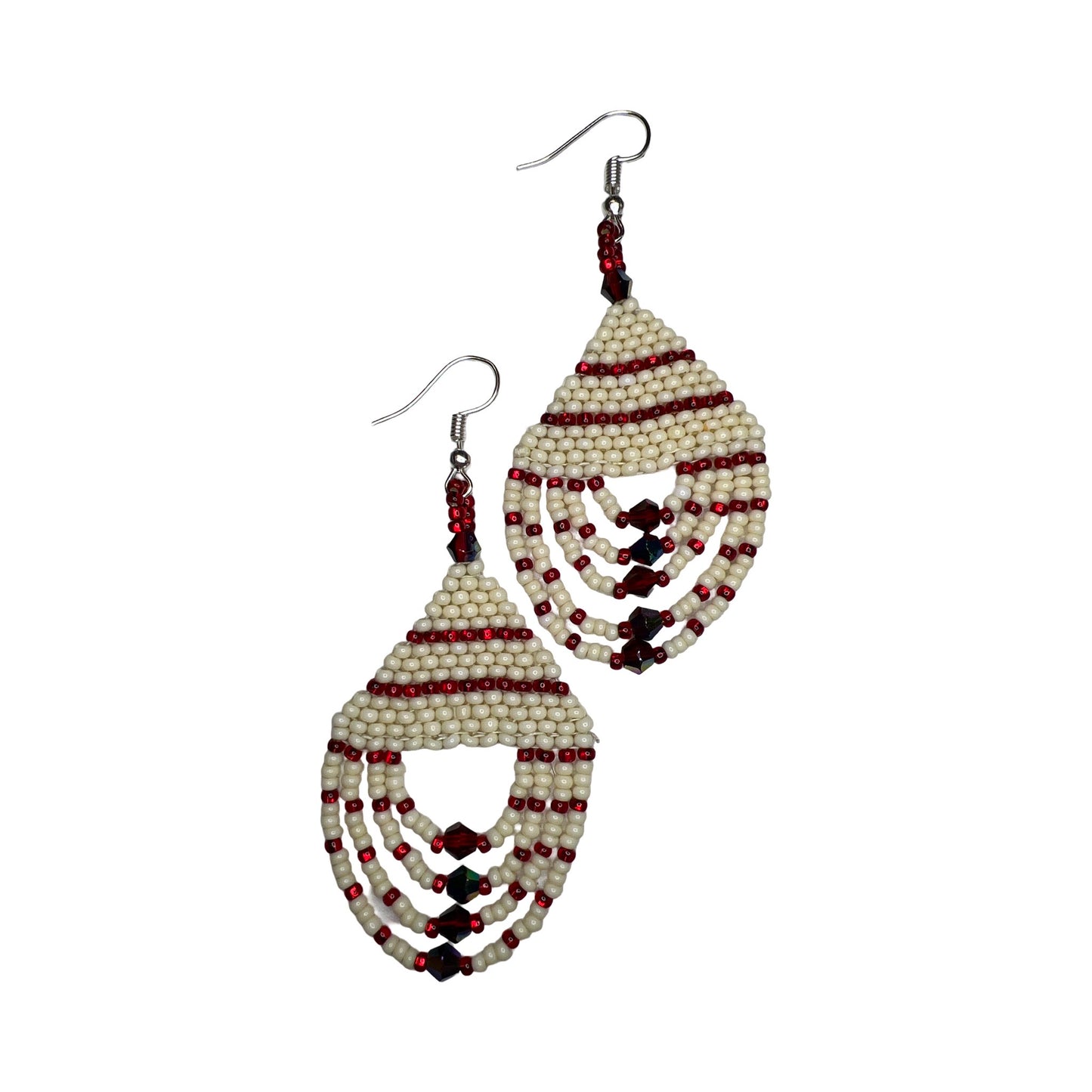 LZ Brickstitch Drop Earrings