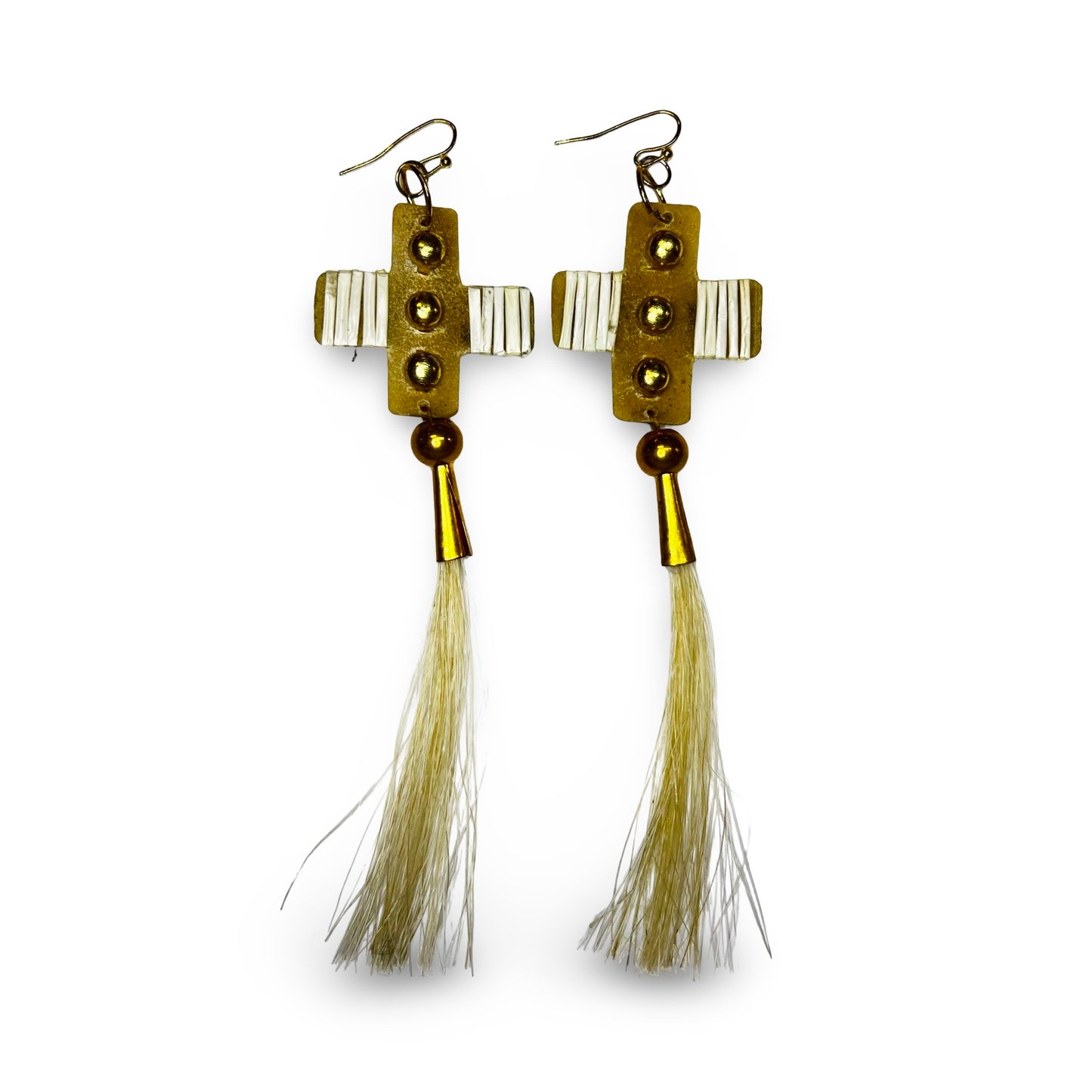 ER Parfleche & Quill Earrings