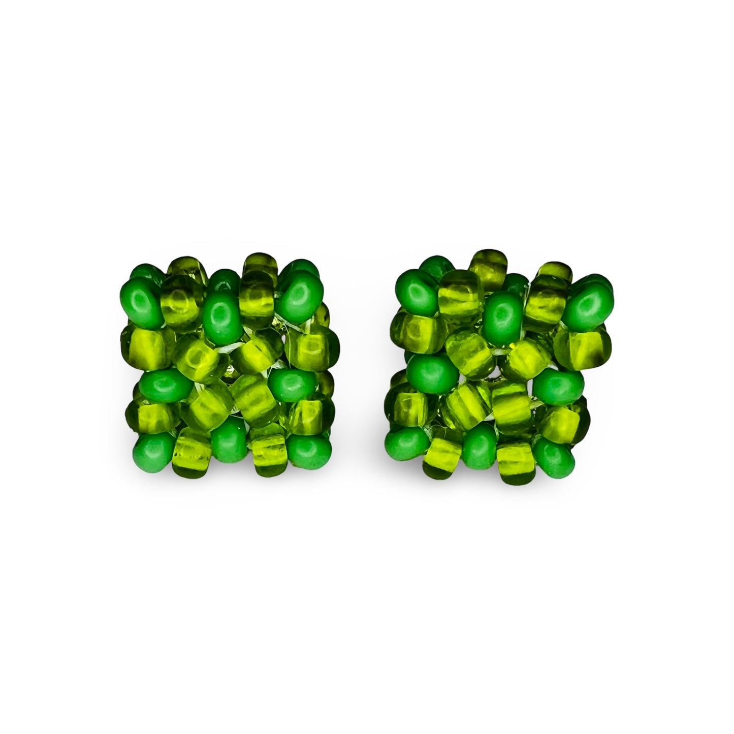 JR Bead Stud Earrings