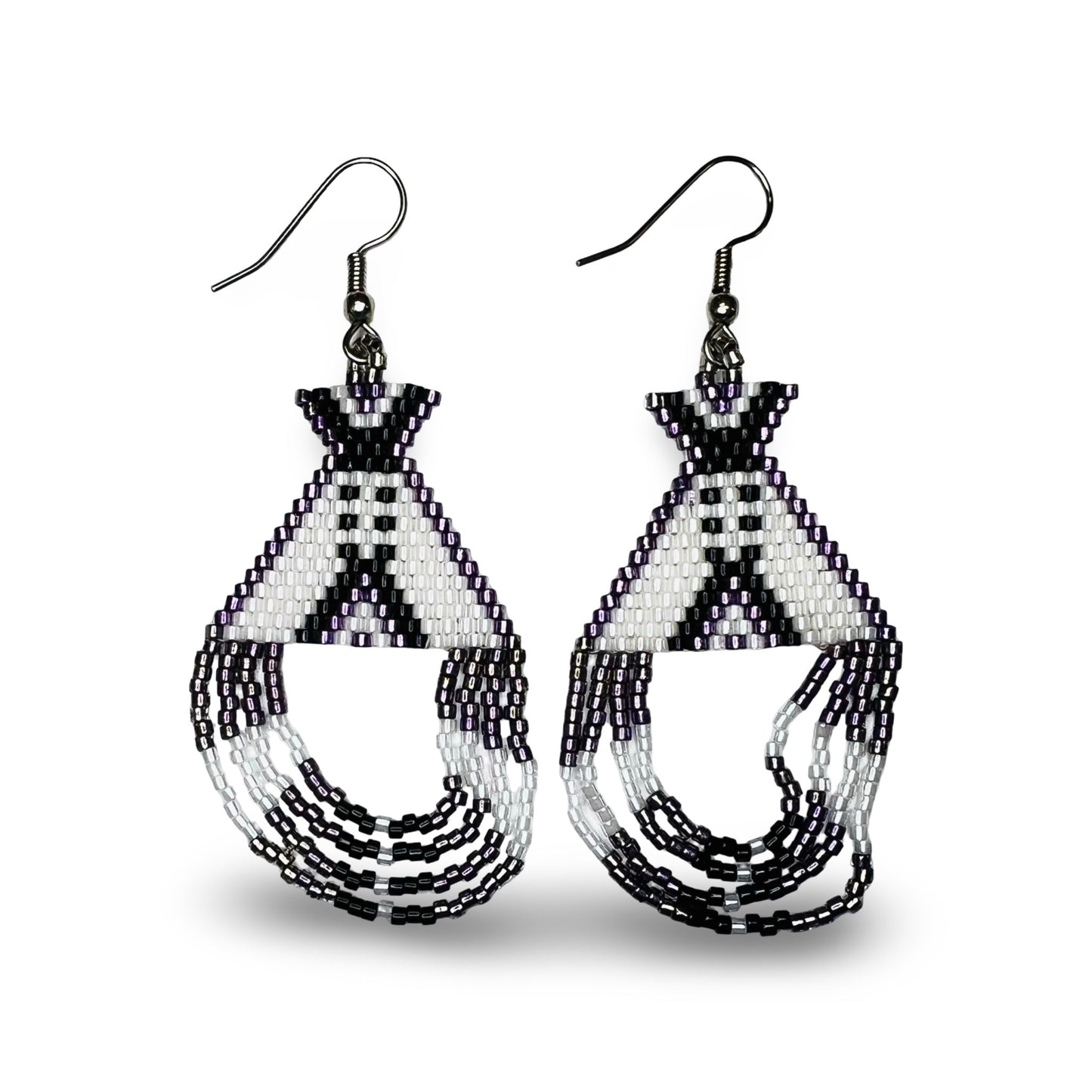 LG Beaded Tipi Earrings
