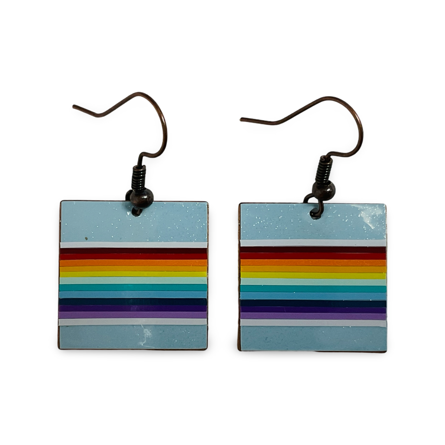 WW Square Vinyl Earrings