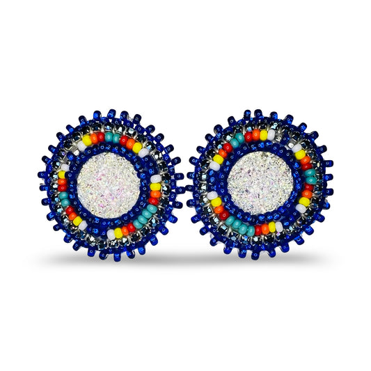 JR Mini Beaded Cab Earrings