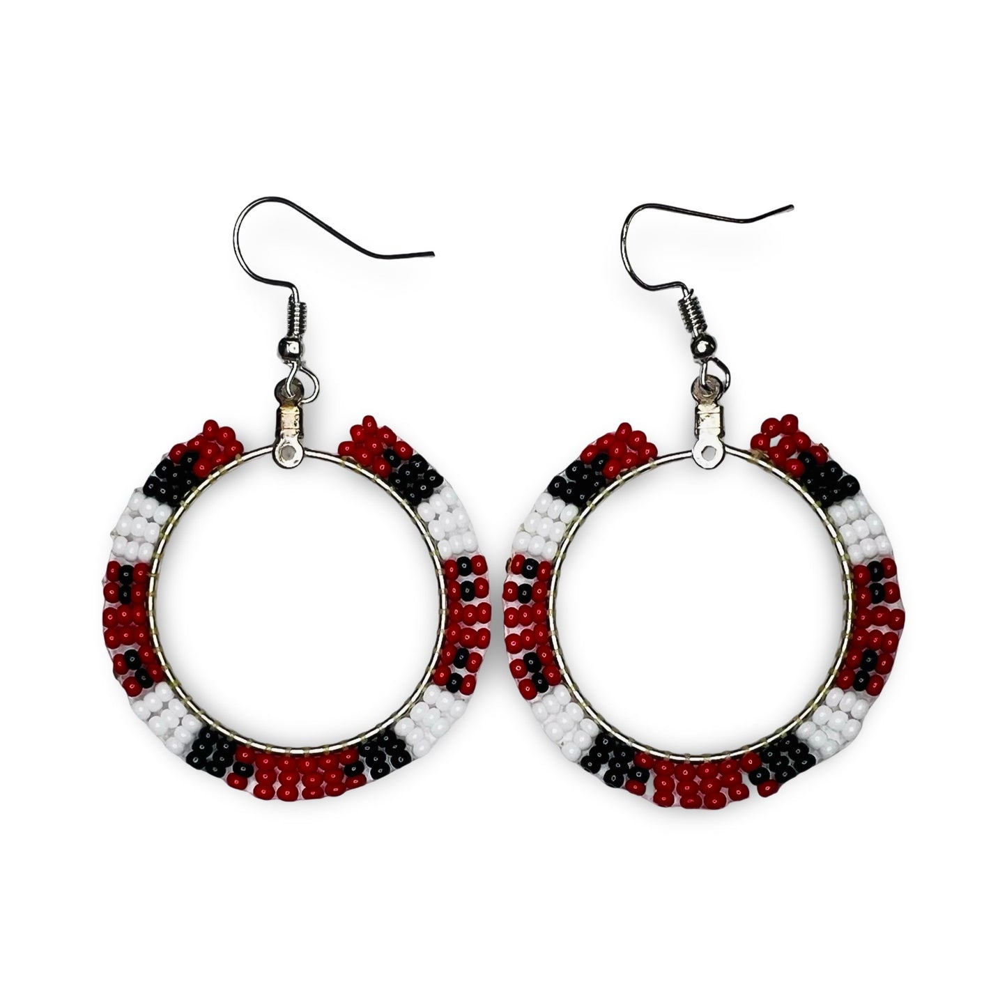 SHMH Beaded Circle Earrings
