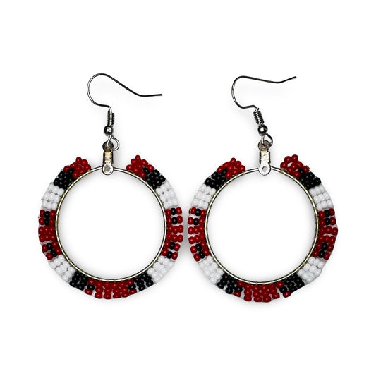 SHMH Beaded Circle Earrings